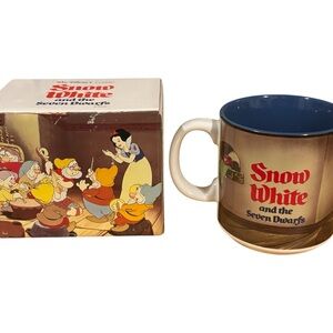 Disney Vintage Snow White Mug with Blue Interior